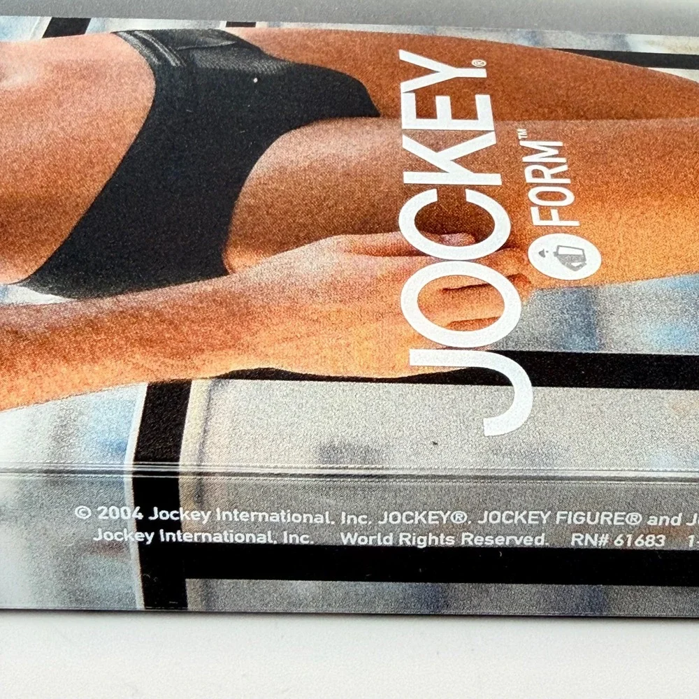 Vintage‎ 2004 USA Jockey Form Mens Microfiber Bikini Briefs Black XL Dead Stock